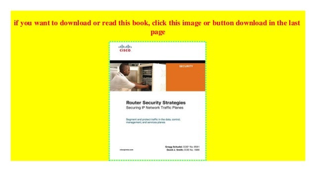 Cisco Press - Router Security Strategies